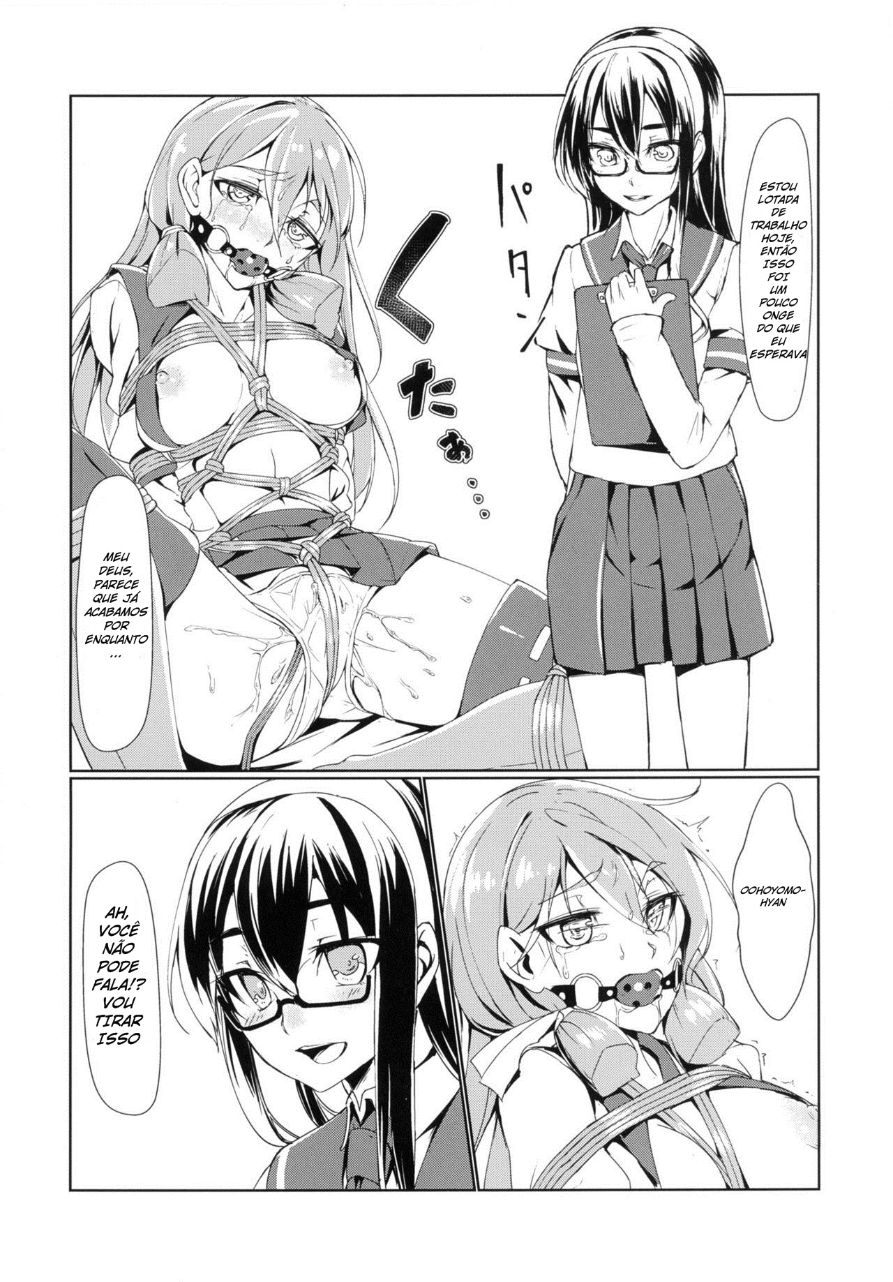 [face to face (ryoattoryo)] Ooyodo to Daily Ninmu Akashi Choukyou Hen | Daily Mission with Ooyodo: Training Akashi (Kantai Collection -KanColle-) [Portuguese-BR] [Hentai Season] [Digital] [face to face (りょう＠涼)] 大淀とデイリー任務 明石調教編 (艦隊これくしょん -艦これ-) [ポルトガル翻訳] [DL版]