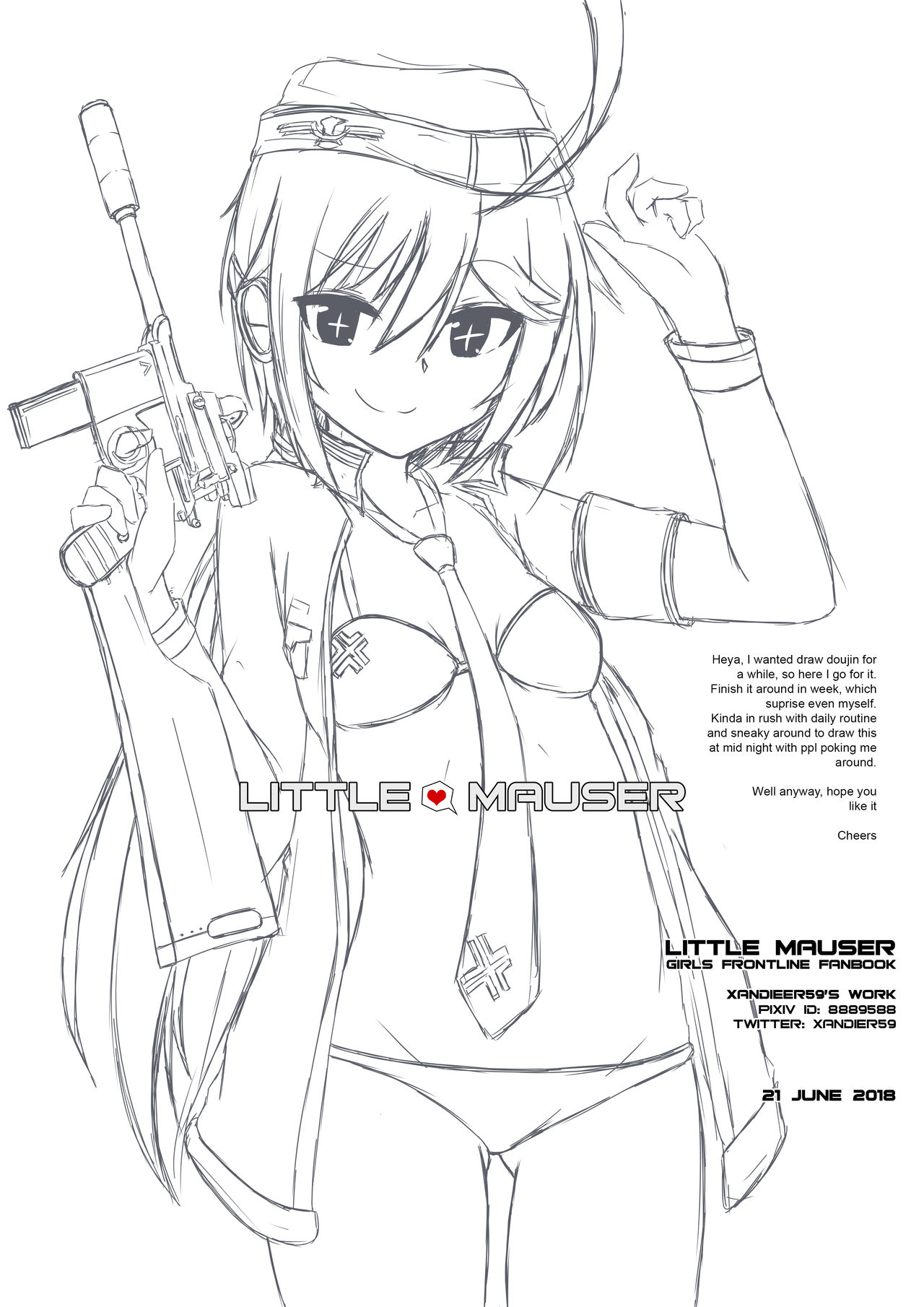 [Xandier59] Little Mauser (Girls Frontline) [English] [Xandier59] Little♡Mauser (少女前線) [英語]