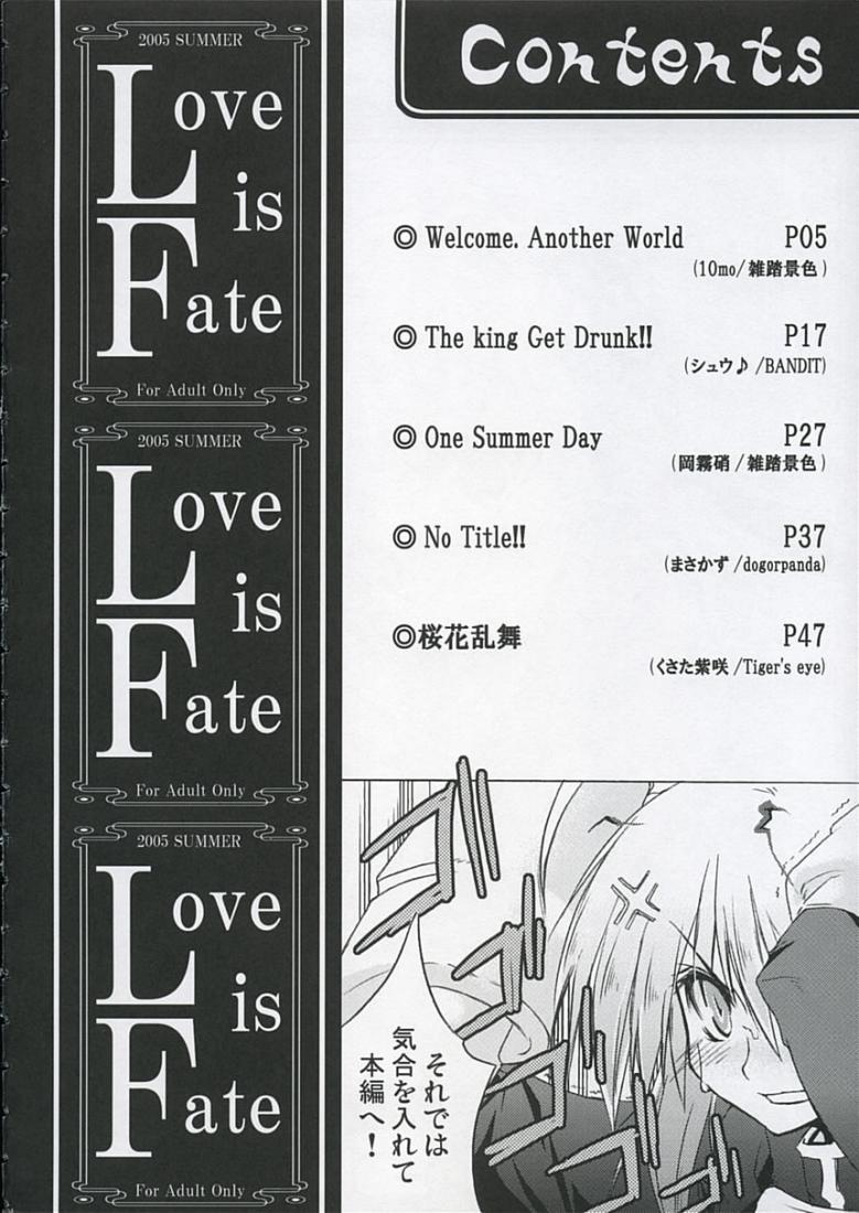 FSN - Love is Fate 