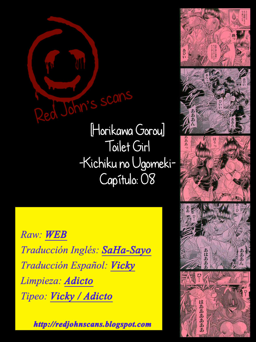 [Horikawa Gorou] TOILET GIRL -Kichiku no Ugomeki- ch. 8 [Spanish] [Red John's scans] [堀川悟郎] TOILET GIRL -鬼畜の蠢き- 第8話 [スペイン翻訳]